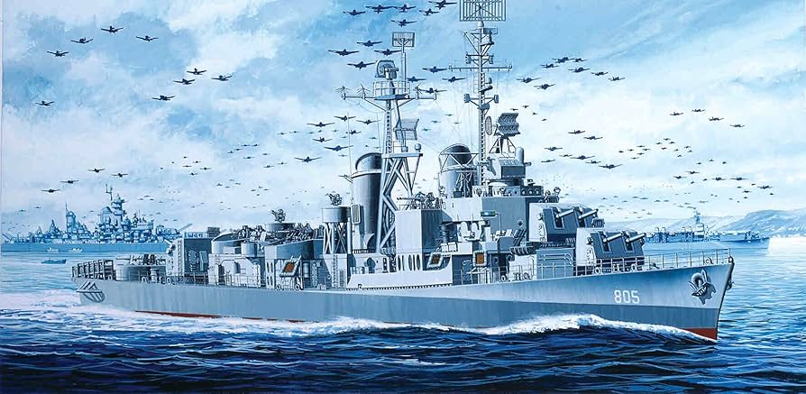(未使用･未開封品)ドラゴン 1/350 U S S 駆逐艦 ブキャナン DD-484 1942 プラモデル M o d e l W a r s h i p s . c o m - G a l l e r y